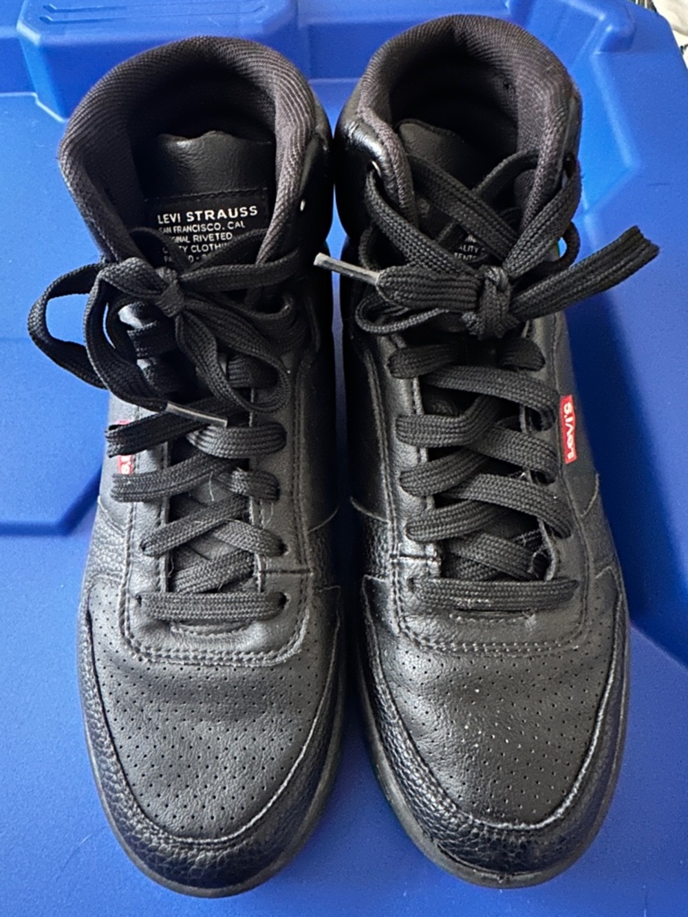 Levi's Boys Black High-Top Sneakers